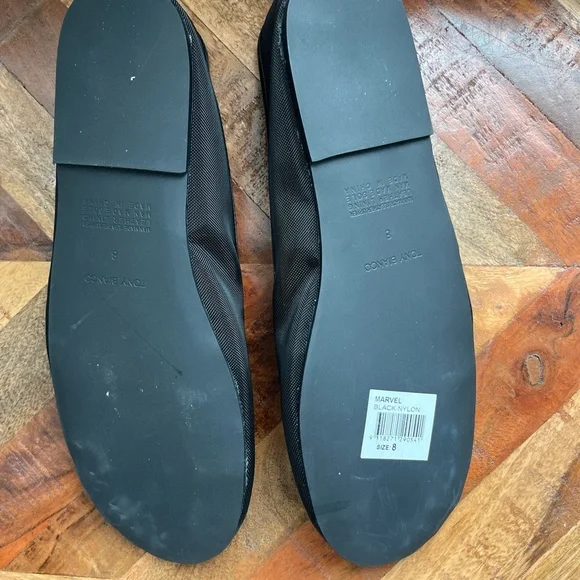 Tony Bianco Black Flats - Picture 3 of 4